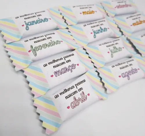 Arquivo Balinha Mês Aniversário PDF/PNG