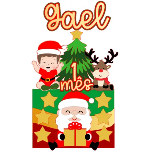 Topo de Bolo Natal 37 Somente Studio