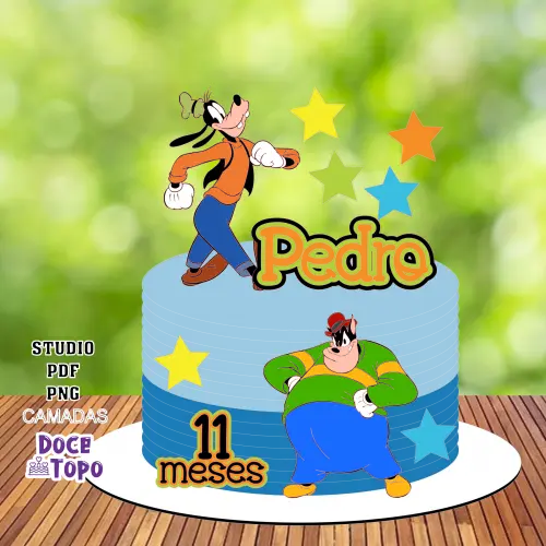Topo de Bolo Pateta 01 Studio/PDF/PNG