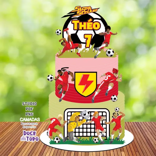 Topo de Bolo Supa Strikas 01 Studio/PDF/PNG