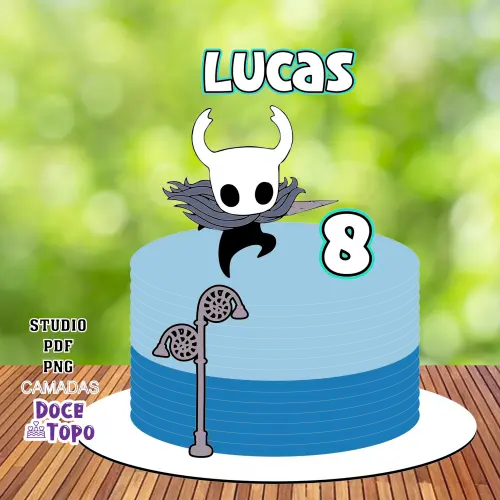 Topo de Bolo Hollow Knight 01 Studio/PDF/PNG