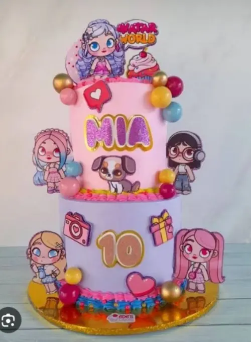 Topo de Bolo Avatar World 01 Studio/PDF/PNG