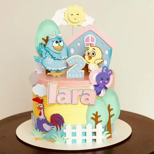 Topo de Bolo Galinha Pintadinha 02 Studio/PDF/PNG