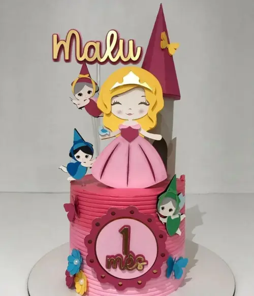 Topo de Bolo A Bela Adormecida 02 Studio