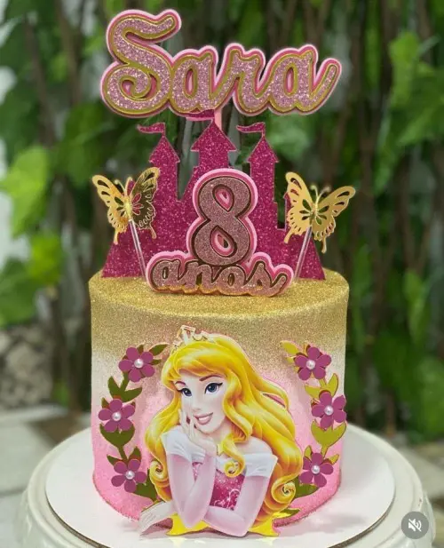 Topo de Bolo A Bela Adormecida 04 Studio