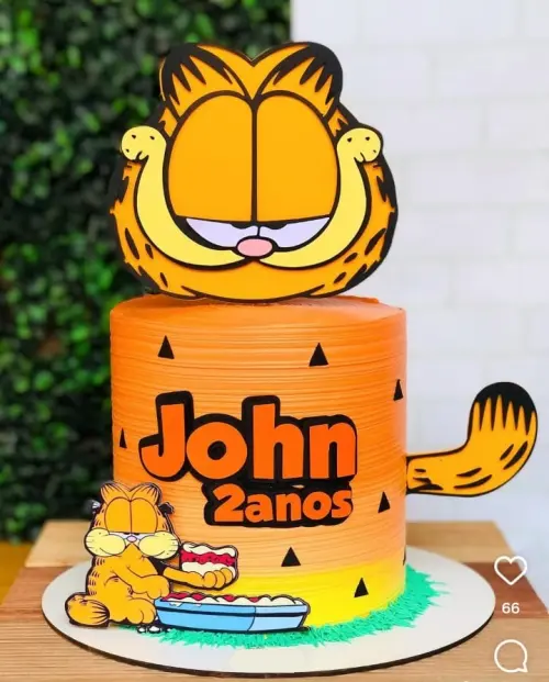Topo de Bolo Garfield 01 Studio/PDF/PNG