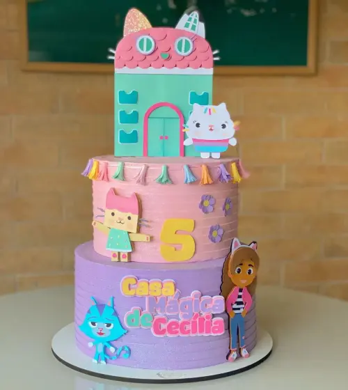 Topo de Bolo A Casa Mágica da Gabby 09 Somente Studio