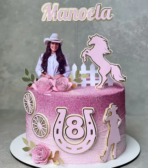 Topo de Bolo Ana Castela 08 Somente Studio