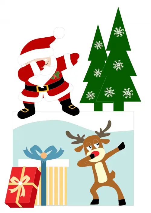 Topo de Bolo Natal 098 Somente Studio