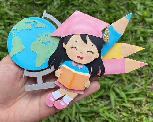 Topo de Bolo Formatura ABC 11 Somente Studio