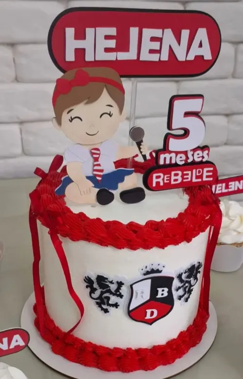 Topo de Bolo Rebelde RBD 01 Studio/PDF/PNG