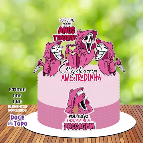 Topo de Bolo Amostradinha 02 Studio/PDF/PNG