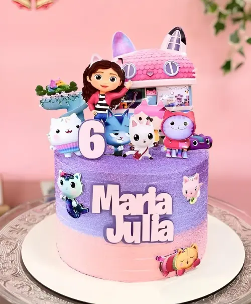 Topo de Bolo A Casa Mágica da Gabby 12 Somente Studio