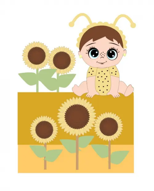 Topo de Bolo Abelhinha 23 Somente Studio