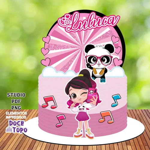 Topo de Bolo Luluca 01 Studio/PDF/PNG