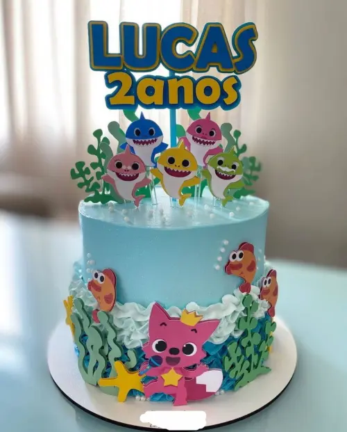 Topo de Baby Shark 02 Somente Studio