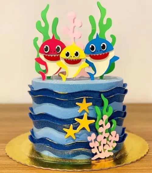 Topo de Baby Shark 13 Somente Studio