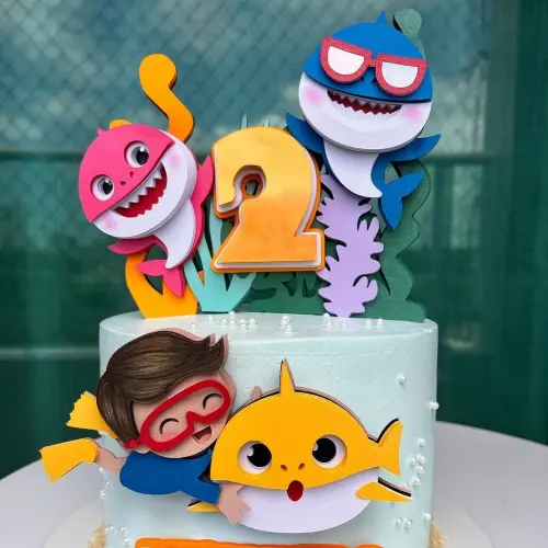 Topo de Baby Shark 17 Somente Studio