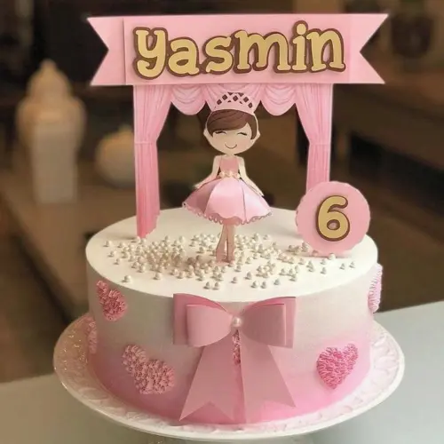 Topo de Bolo Bailarina 18 Somente Studio