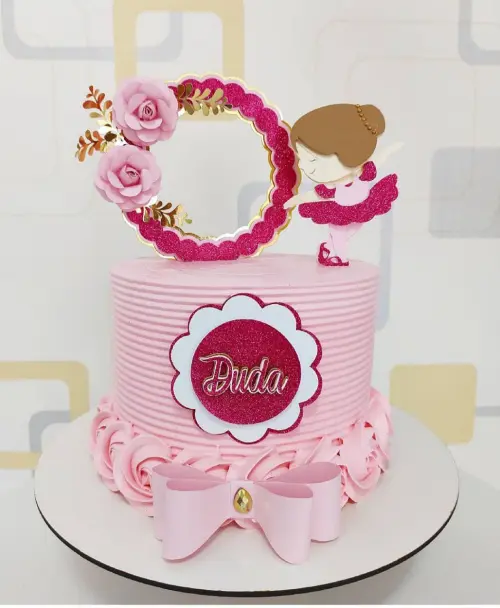 Topo de Bolo Bailarina 19 Somente Studio