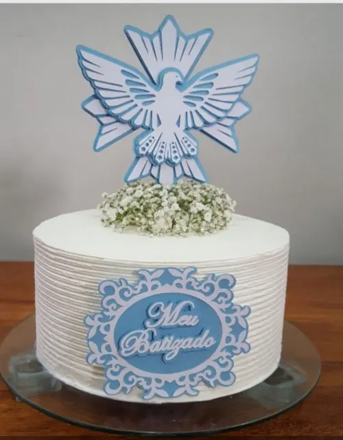 Topo de Bolo Batizado 24 Somente Studio