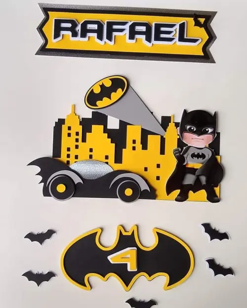 Topo de Bolo Batman 02 Somente Studio