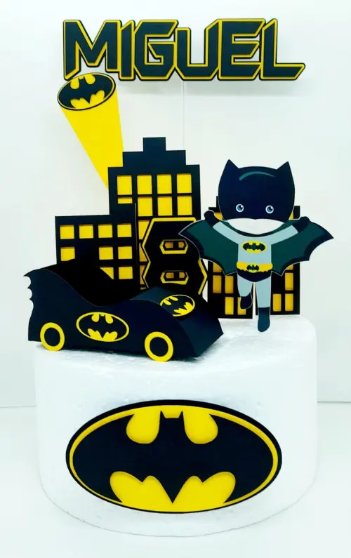 Topo de Bolo Batman 05 Somente Studio