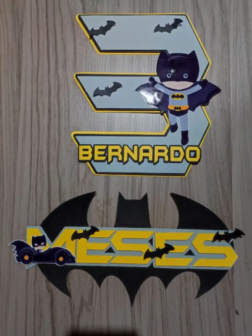 Topo de Bolo Batman 06 Somente Studio