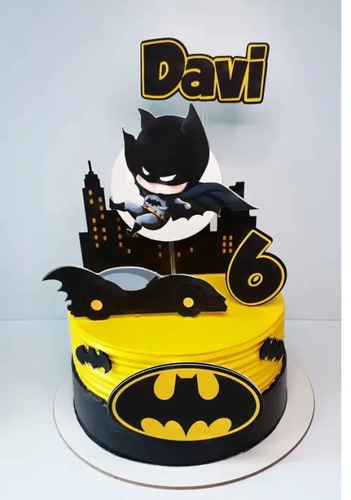 Topo de Bolo Batman 10 Somente Studio