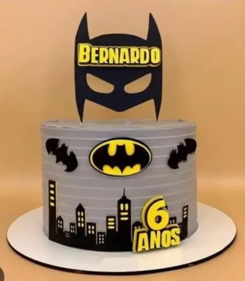 Topo de Bolo Batman 14 Somente Studio