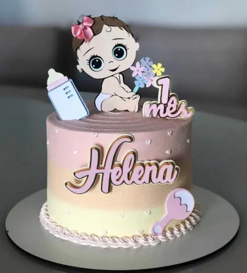 Topo de Bolo Bebê 02 Somente Studio