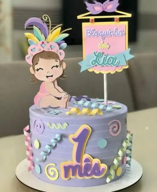 Topo de Bolo Carnaval 41 Studio/PDF/PNG