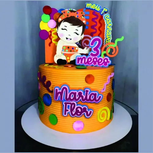 Topo de Bolo Carnaval 44 Somente Studio