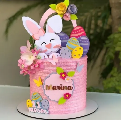 Topo de Bolo Páscoa 15 Somente Studio