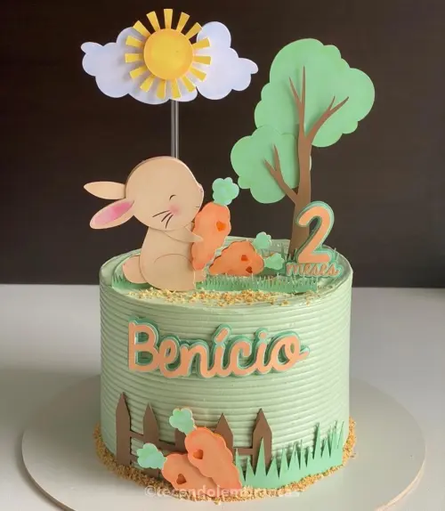 Topo de Bolo Páscoa 20 Somente Studio