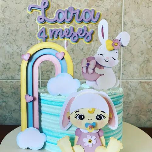 Topo de Bolo Páscoa 29 Somente Studio