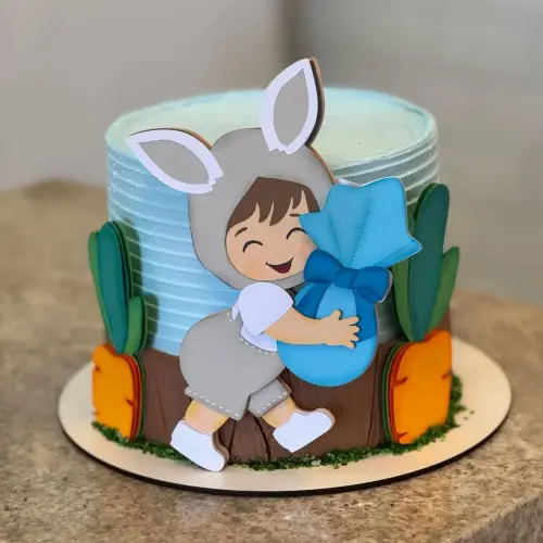 Topo de Bolo Páscoa 42 Somente Studio