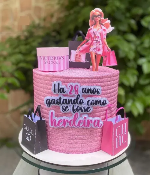 Topo de Bolo Barbie 38 Somente Studio