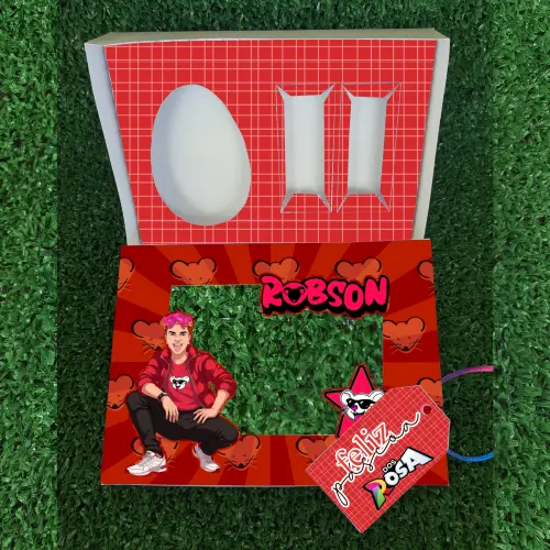 Arquivo de Corte Caixa Mini Confeiteiro Dos Rosa - Robson 01 - STUDIO/PDF/PNG
