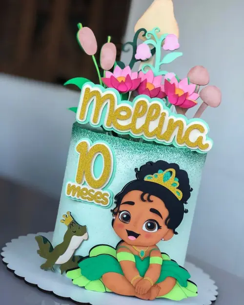 Topo de Bolo A Princesa e o Sapo 04 Studio/PDF/PNG