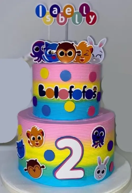 Topo de Bolo Bolofofos 11 Somente Studio