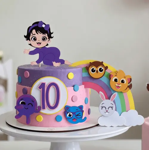 Topo de Bolo Bolofofos 14 Somente Studio