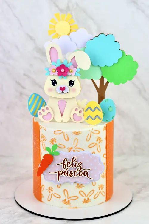 Topo de Bolo Páscoa 50 Somente Studio