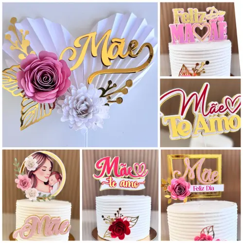 Arquivo de Corte 12 Topos Dias das Mães Studio/SVG
