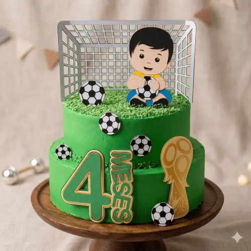 Topo de Bolo Futebol Copa - Brasil 16 Somente Studio