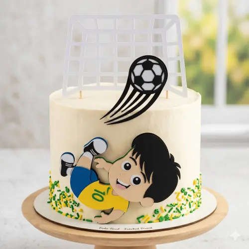 Topo de Bolo Futebol Copa - Brasil 21 Somente Studio