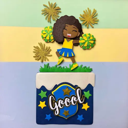 Topo de Bolo Futebol Copa - Brasil 28 Somente Studio