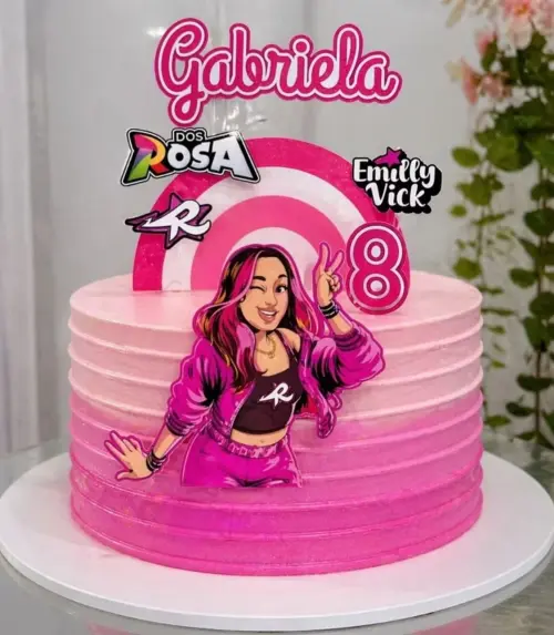 Topo de Bolo Emilly Vick 03 Studio/PDF/PNG