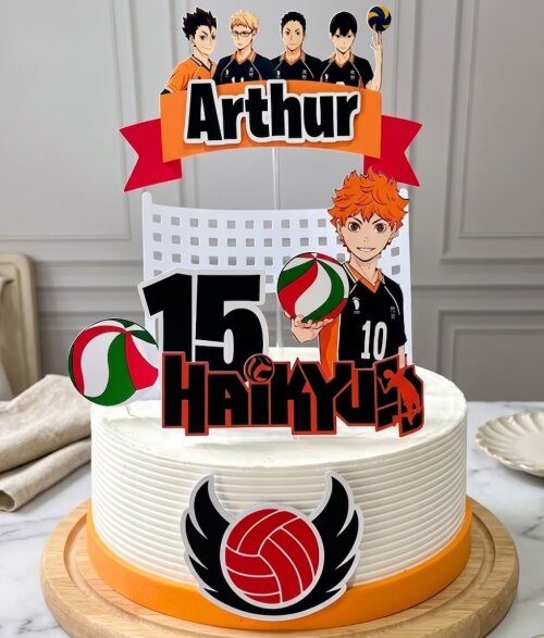 Topo de Bolo Haikyuu 01 Studio/PDF/PNG