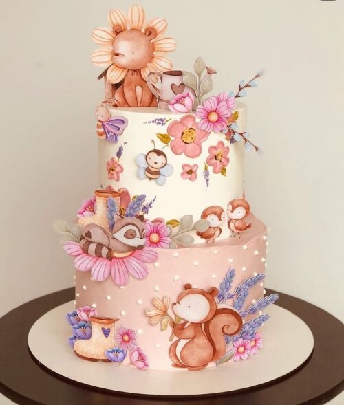 Topo de Bolo Jardim Encantado 38 Studio/PDF/PNG
